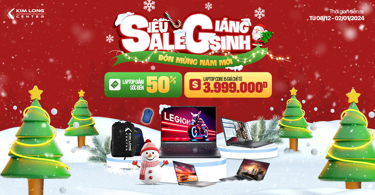 SIÊU SALE GIÁNG SINH - ĐÓN MỪNG NĂM MỚI!